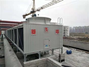 低溫度下的冷卻塔